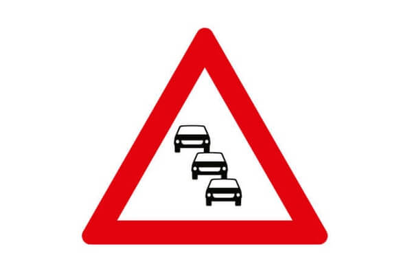 Yoğun trafik işareti
